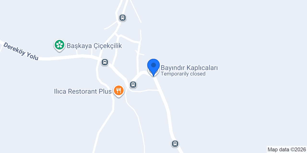 Bayındır Kaplıcaları konumu