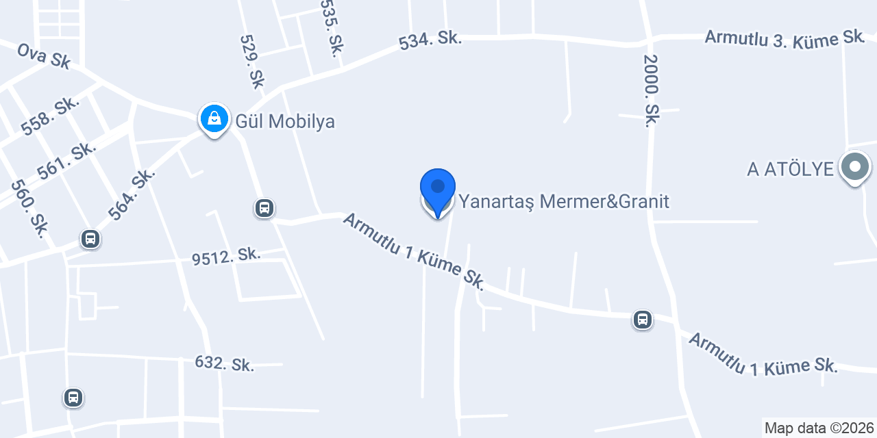 Yanartaş Mermer&Granit konumu