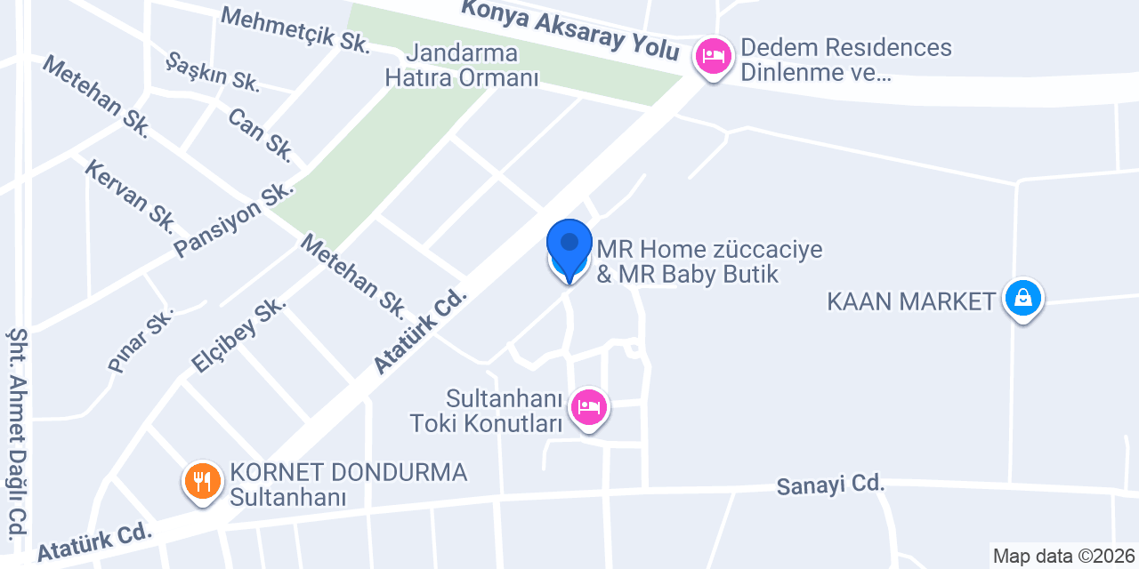 MR Home züccaciye & MR Baby Butik konumu
