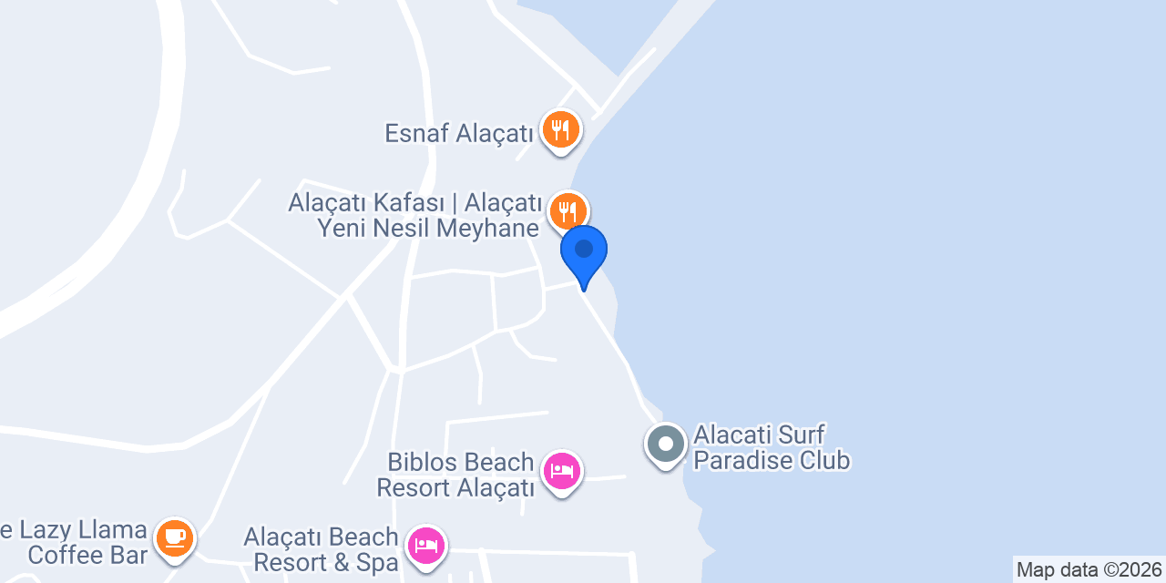 Bora Kozanoglu Windsurf School konumu