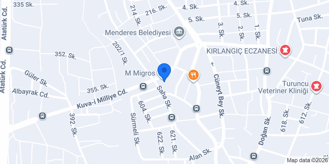 Menderes 1. Noterliği konumu