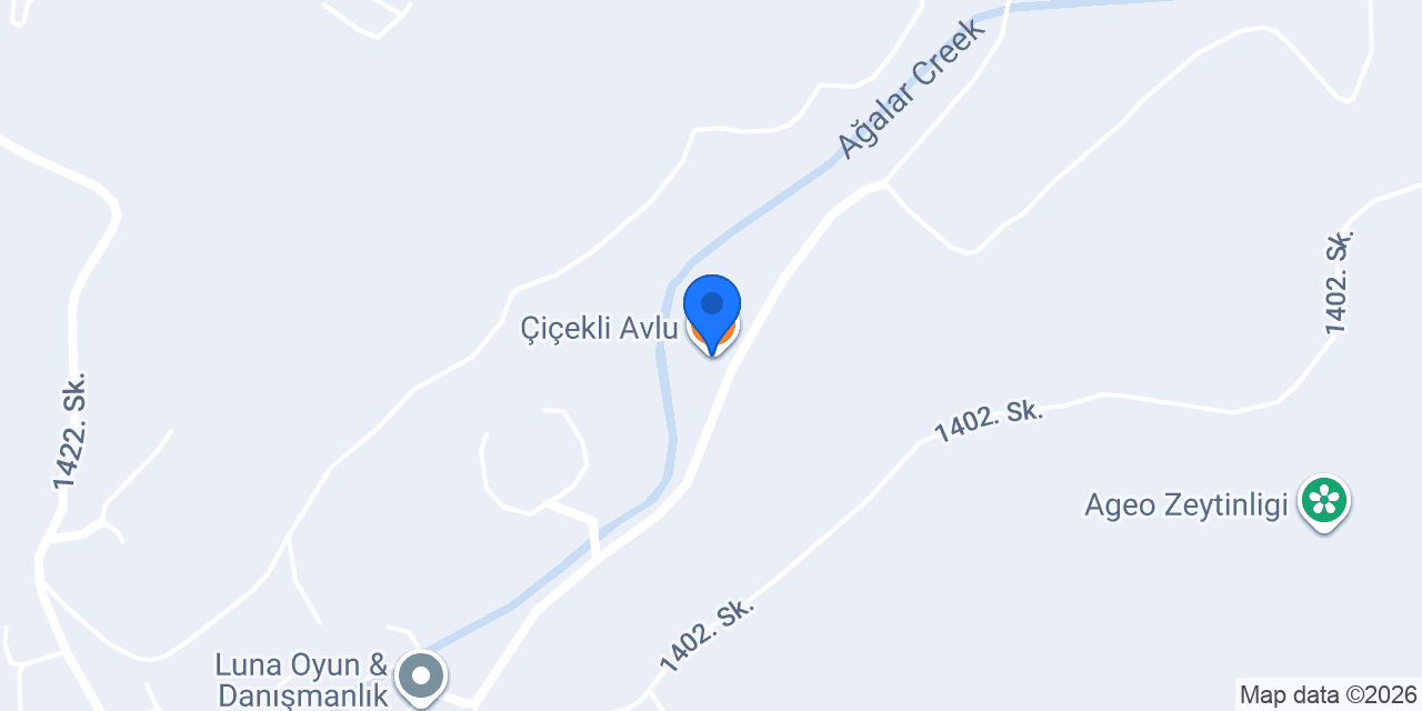 Çiçekli Avlu konumu