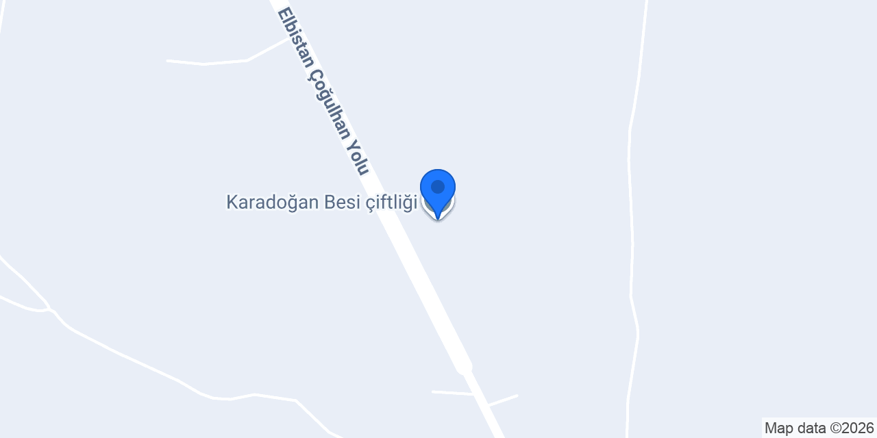 Karadoğan Besi çiftliği konumu