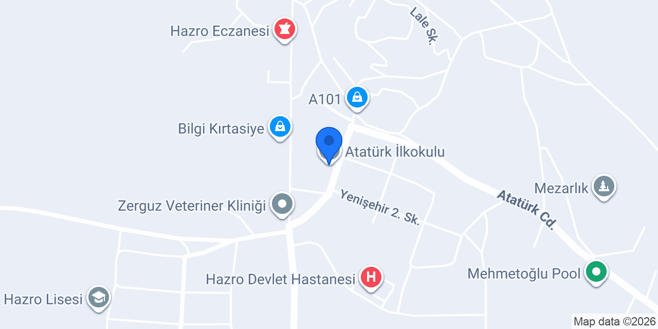 Atatürk İlkokulu konumu