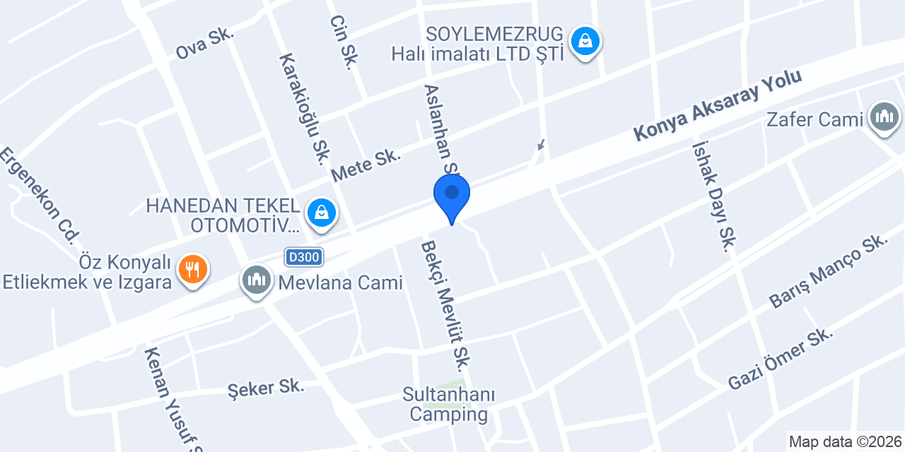 Sultanhanı Jandarma Komutanlığı konumu