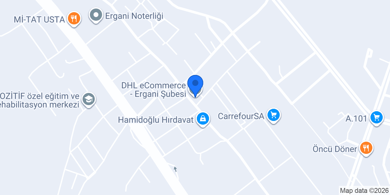 DHL eCommerce - Ergani Şubesi konumu