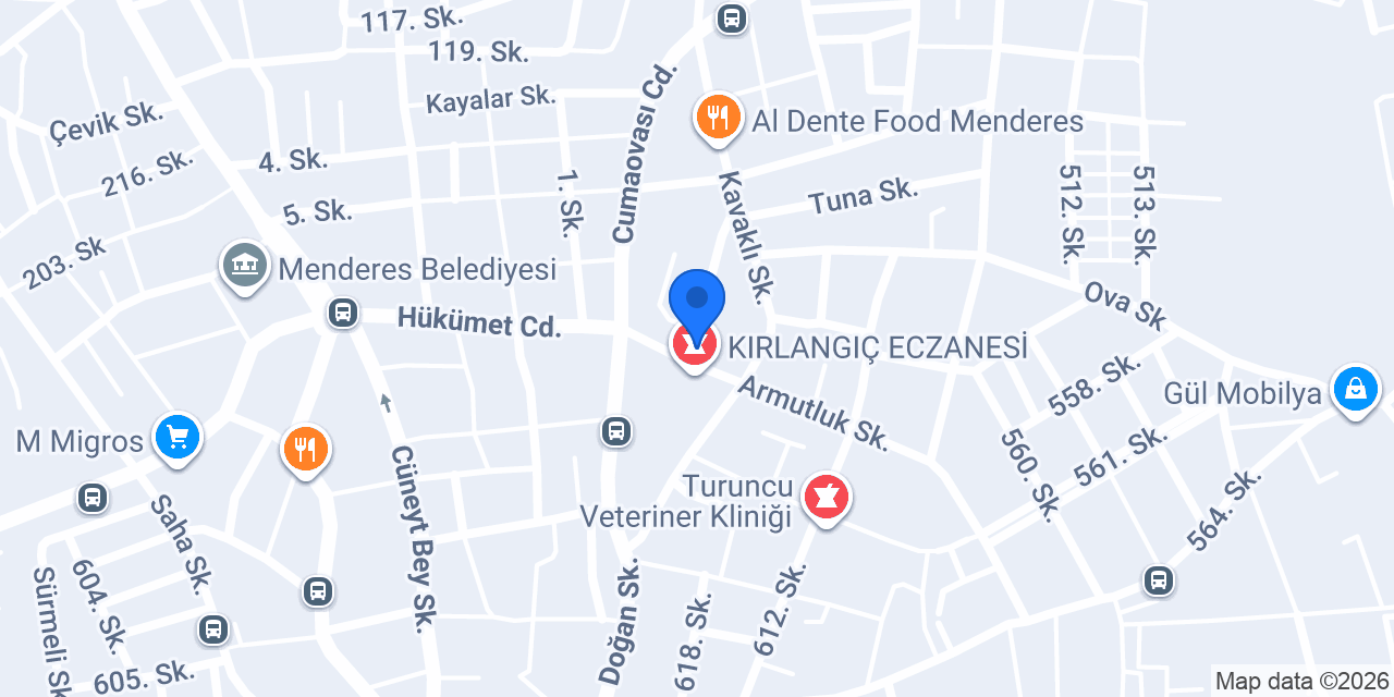 Maraş Dondurma konumu