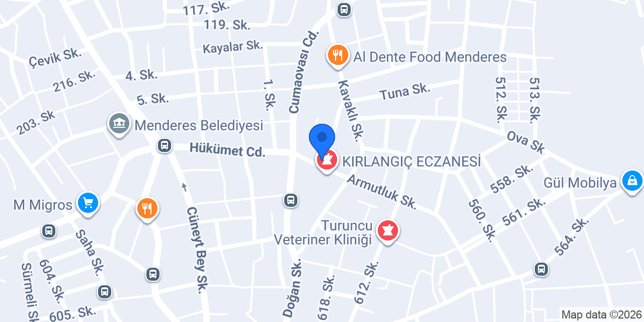 Ege Avize Elektrik konumu