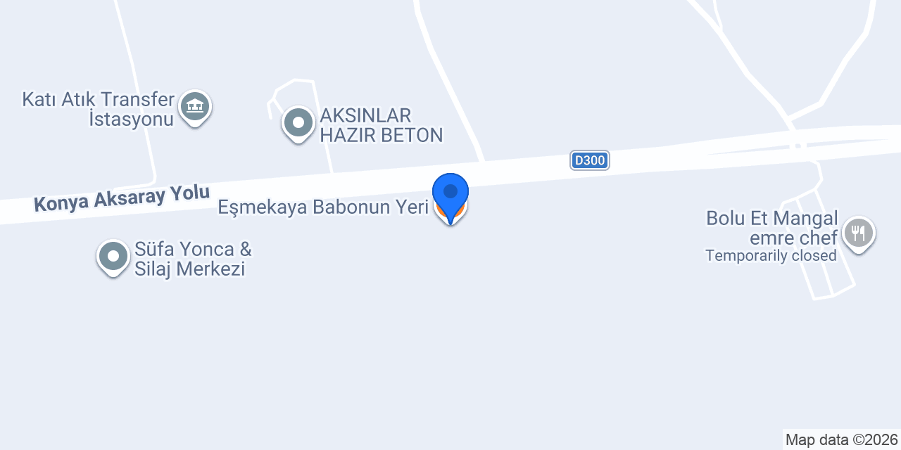Eşmekaya Babonun Yeri konumu