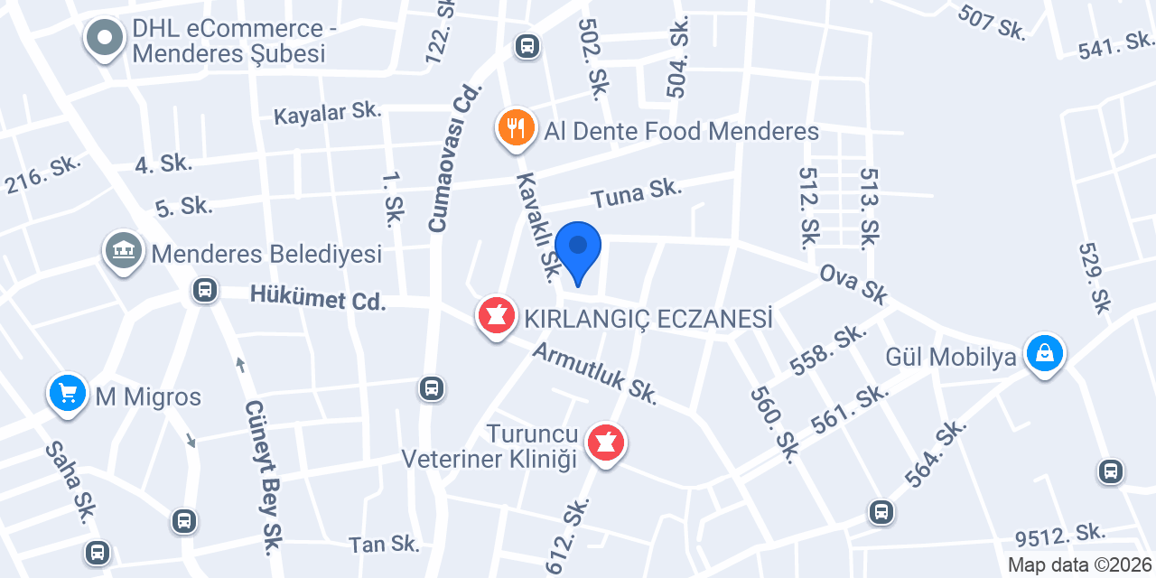 POYRAZ ÇİÇEKÇİLİK MENDERES konumu