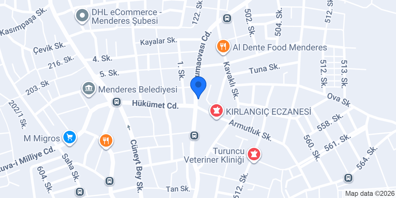 HD Flowers & Event Menderes konumu