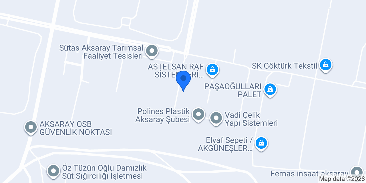 Berksan Mühendislik Fabrika konumu