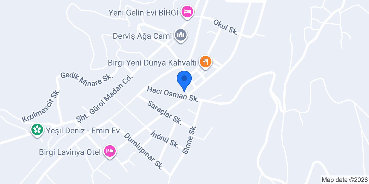 Birgi Eczanesi konumu