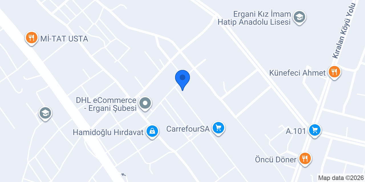 Acil Yedek Parça konumu