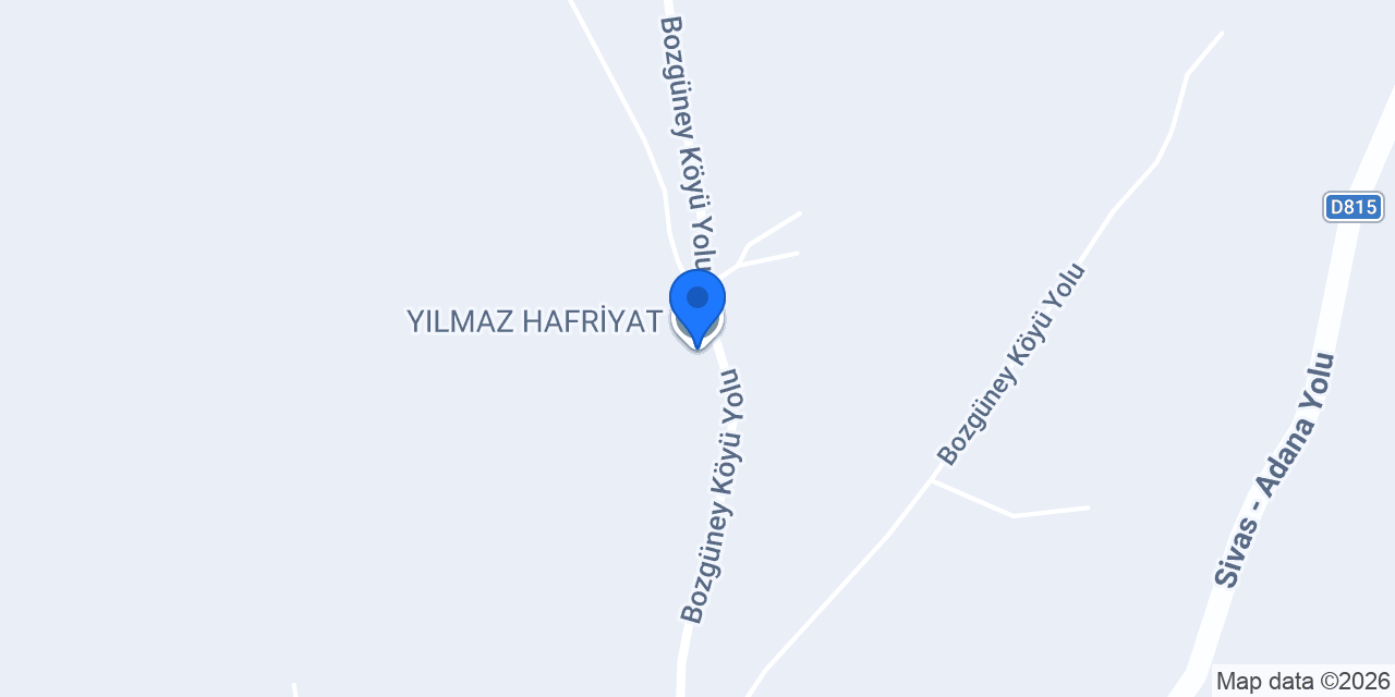 YILMAZ HAFRİYAT konumu