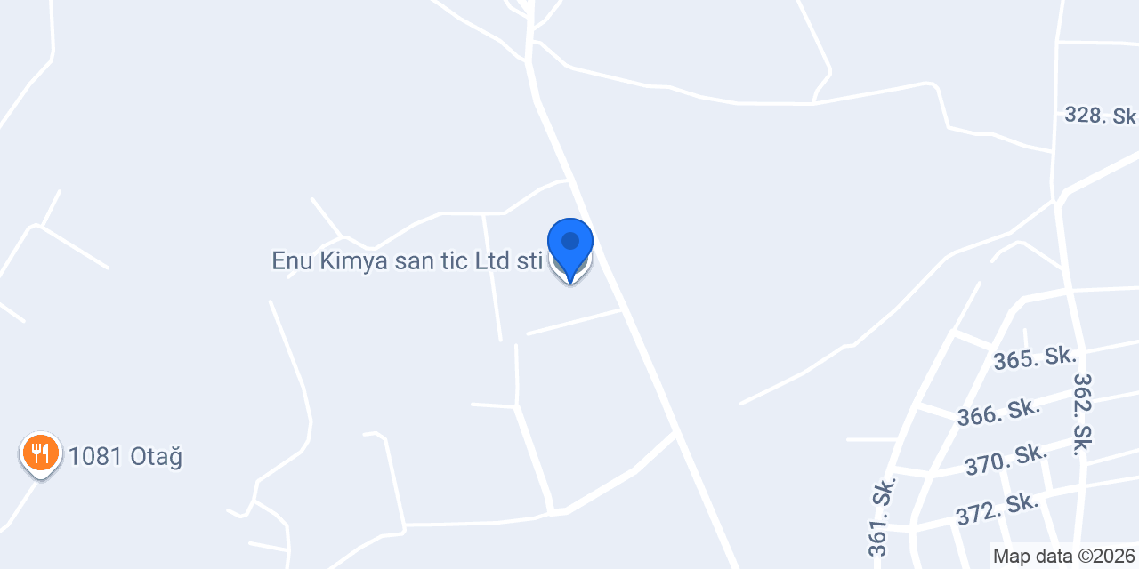 Enu Kimya san tic Ltd sti konumu