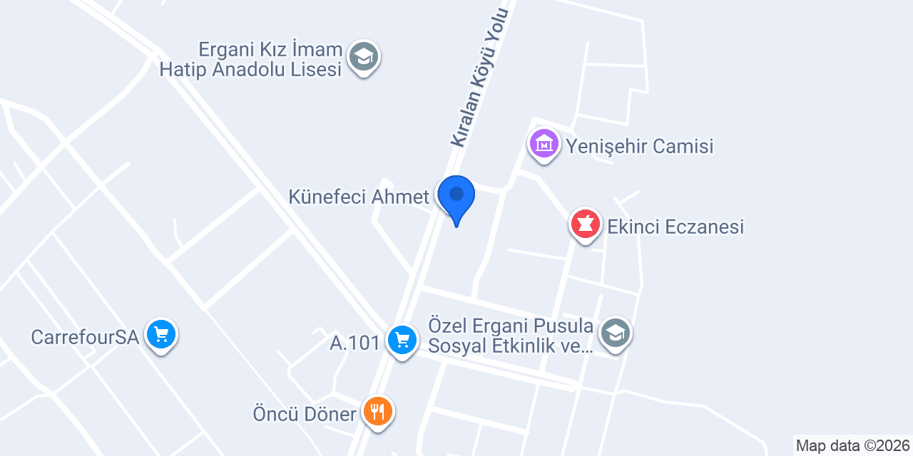 ERGANİ LAGASH konumu