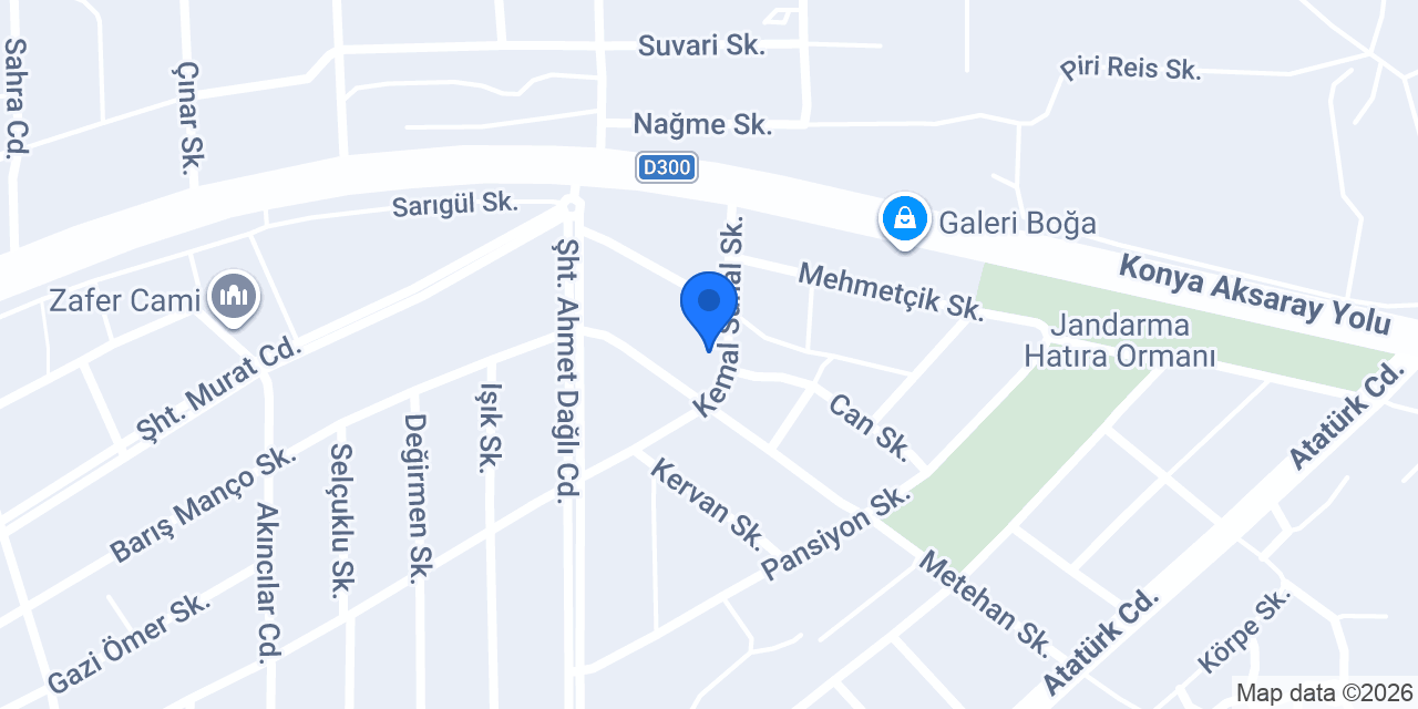 Arzum Mobilya konumu