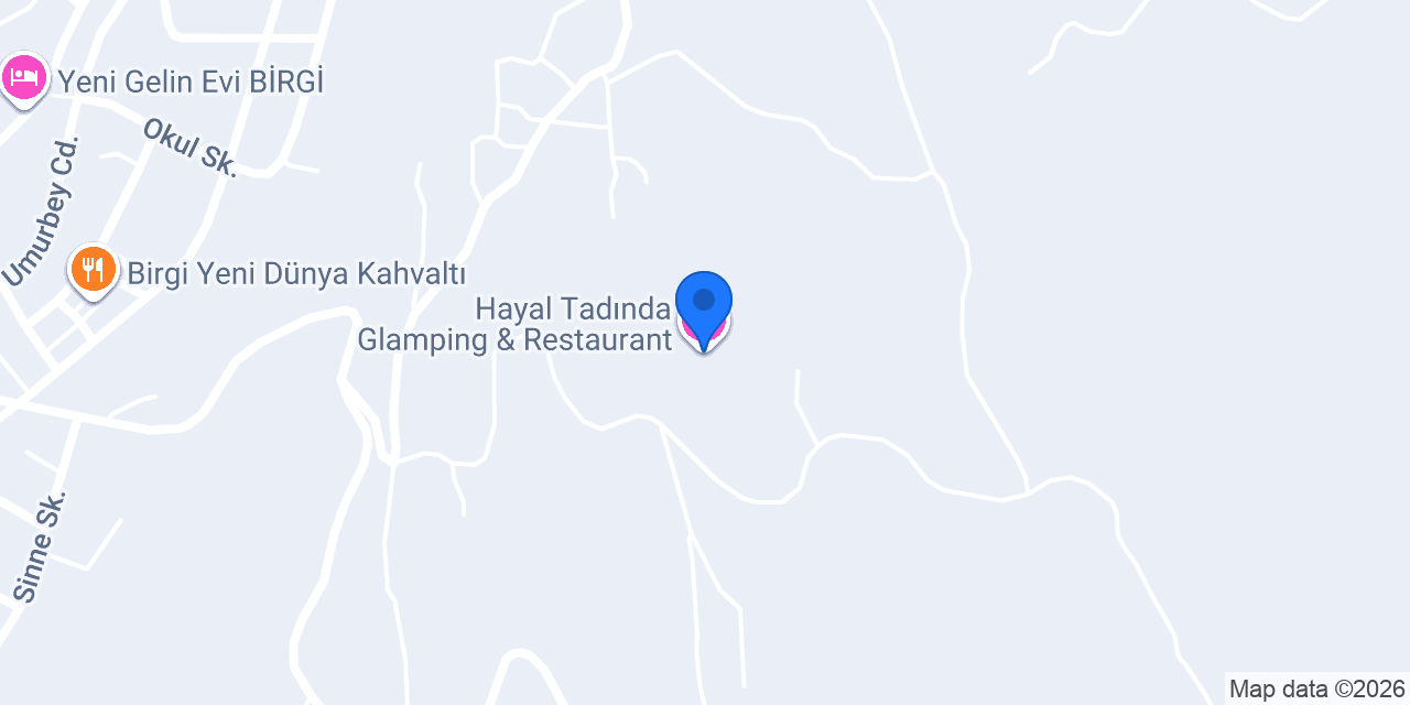 Hayal Tadında Glamping & Restaurant konumu