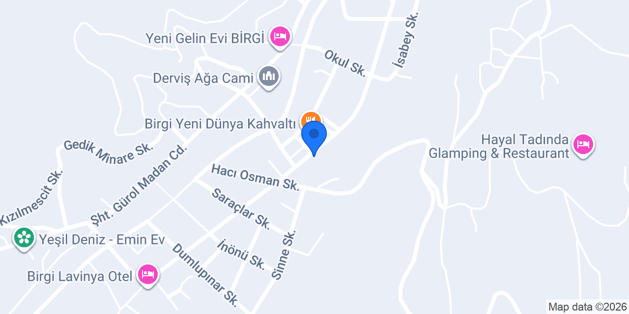 Birgi Belediyesi konumu