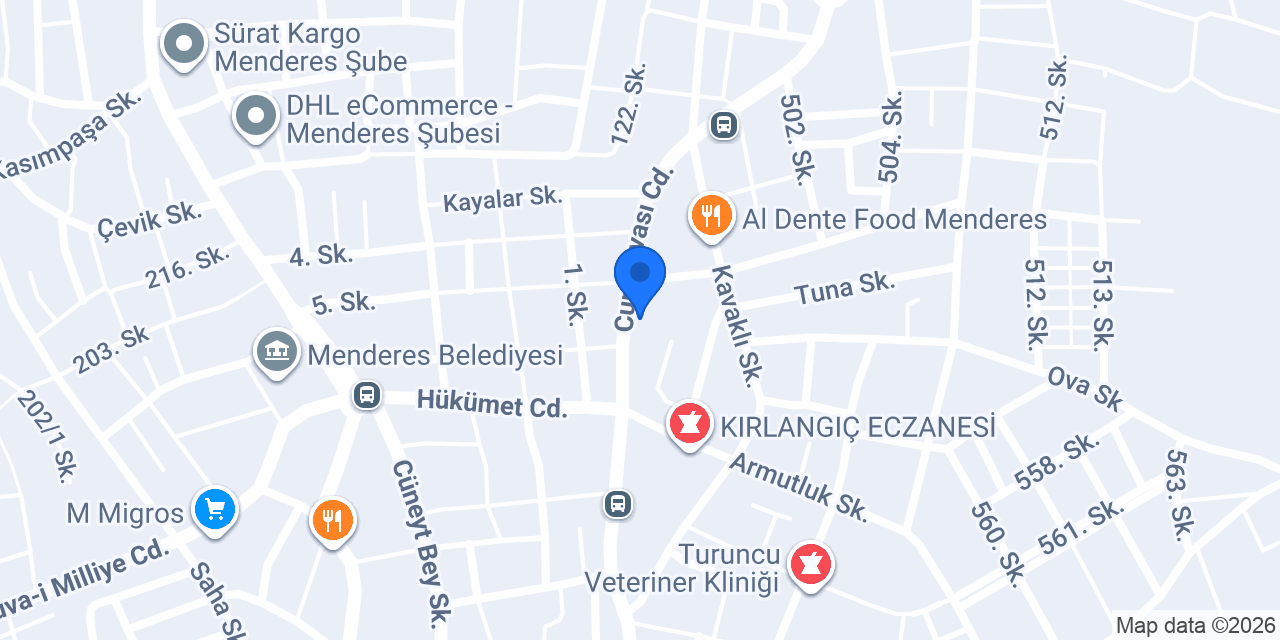 İnanç Ticaret Mobilya konumu