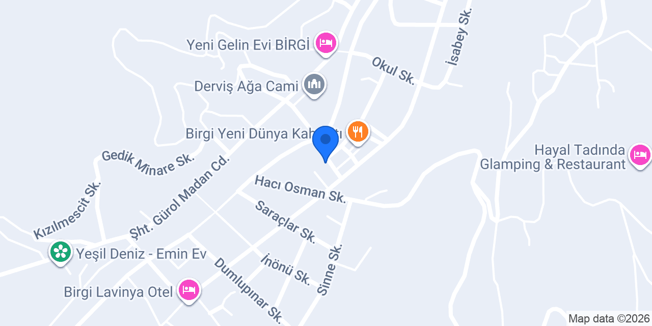Birgi Şarküteri konumu