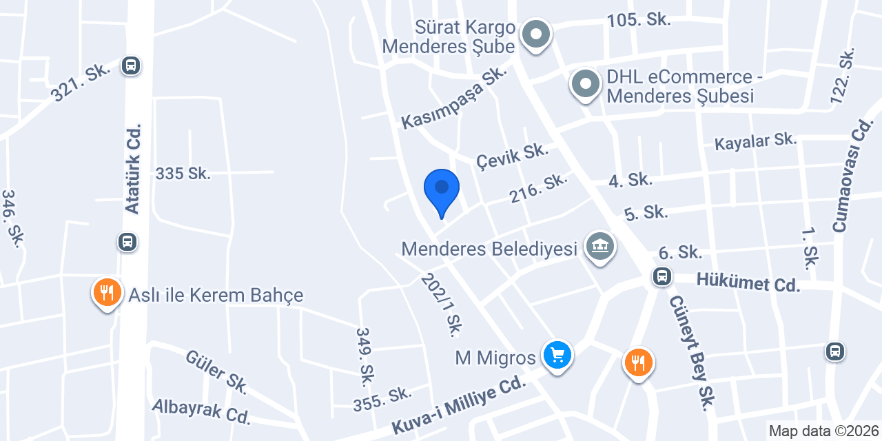 Ada Terzi Kuru Temizleme konumu