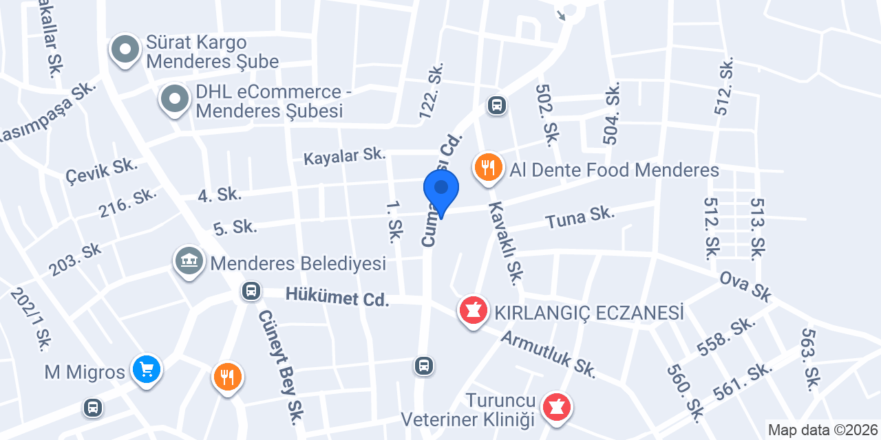 Gizem Unlu Mamulleri konumu