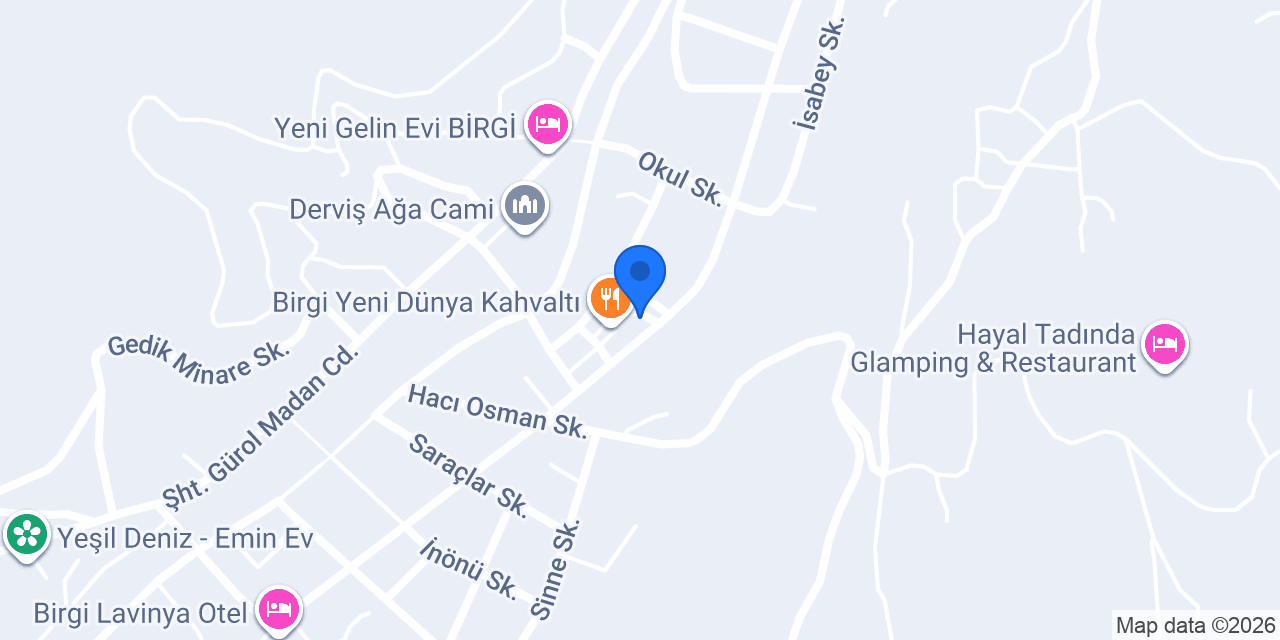 Birgi Sofrası konumu