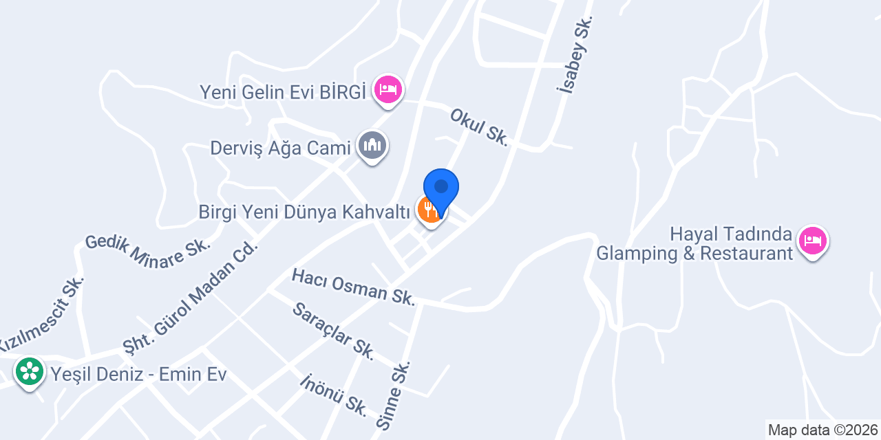 Birgi Ocakbaşı Aile Restaurat konumu