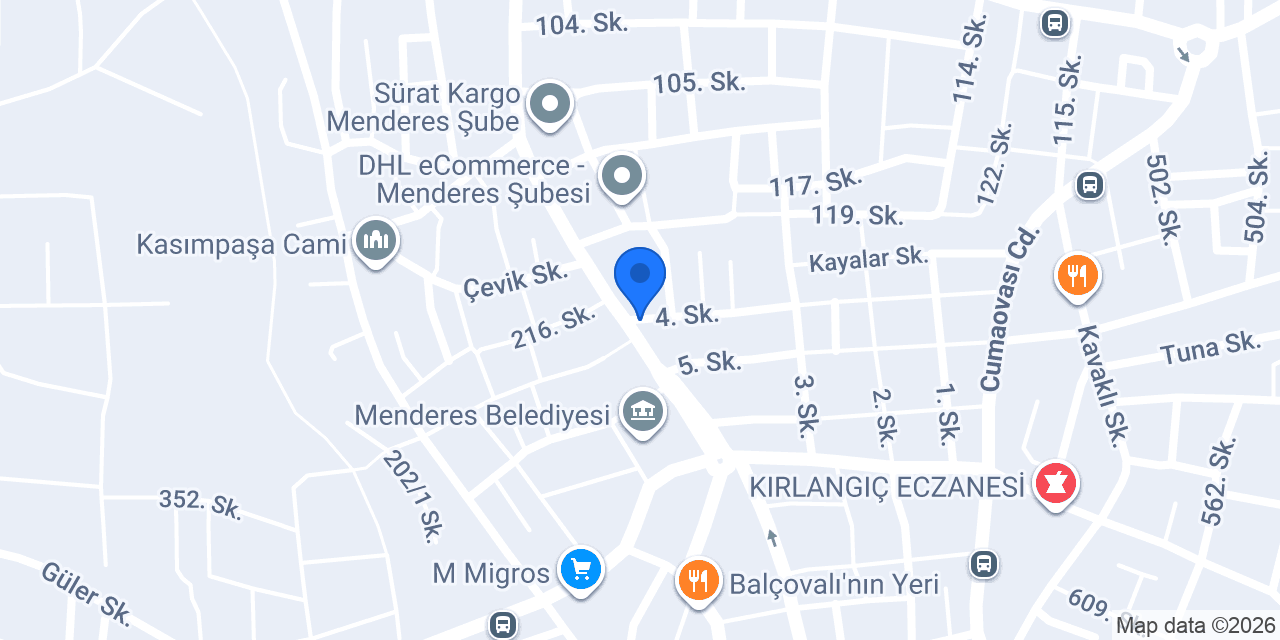 TİMURLAR SİGORTA MENDERES ŞUBE konumu