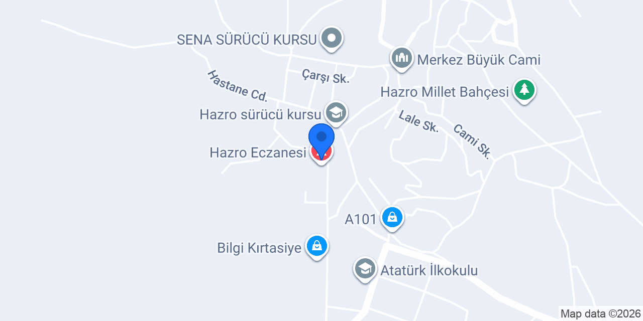 Arca Veteriner Kliniği konumu