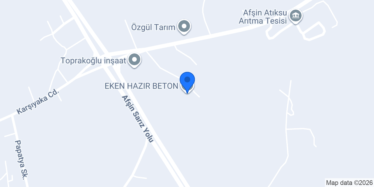 EKEN HAZIR BETON konumu
