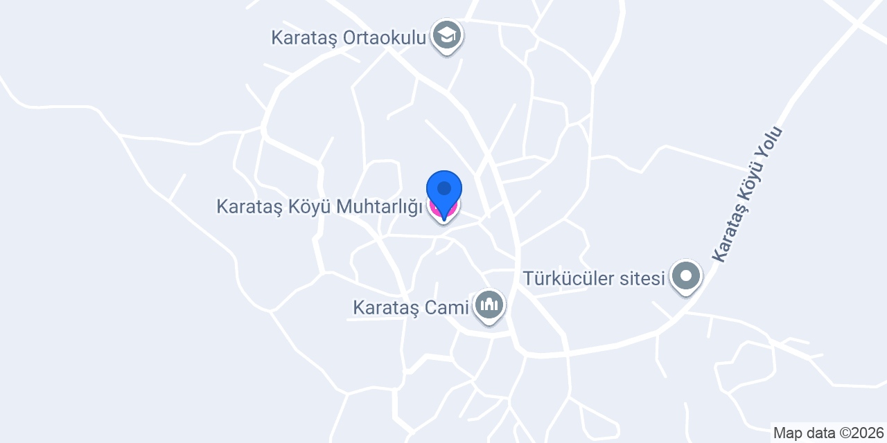 Karataş Köyü Muhtarlığı konumu