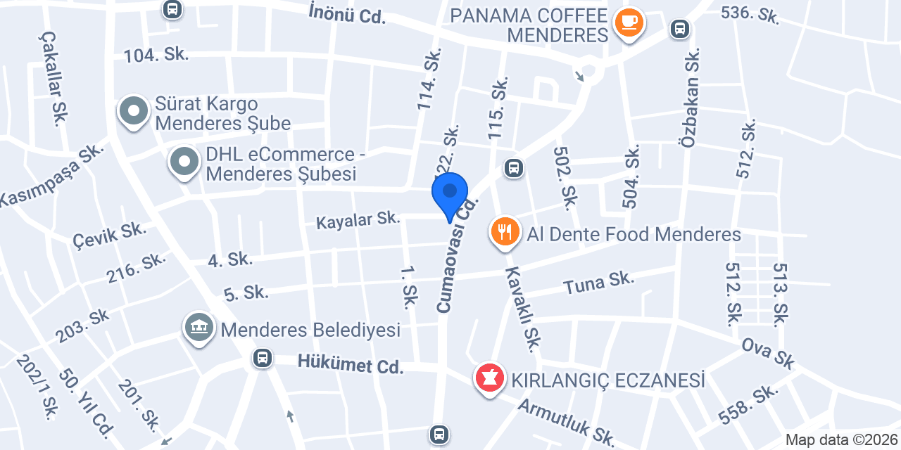 Yetiş Elektrik konumu