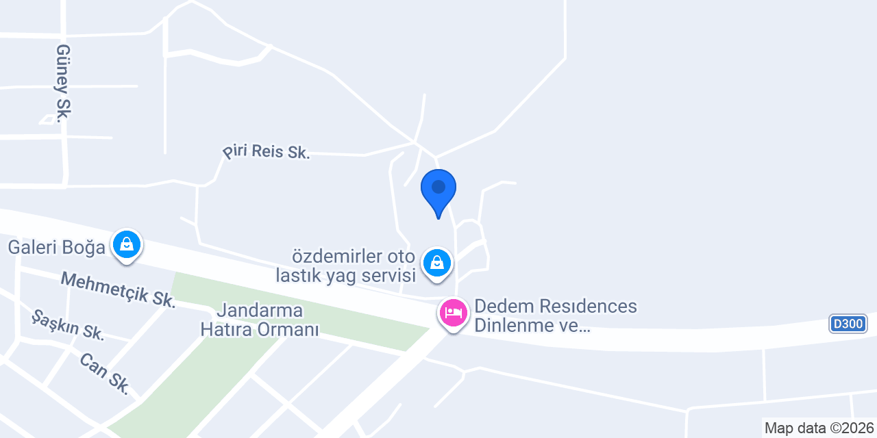 Cengaver Otomotiv konumu