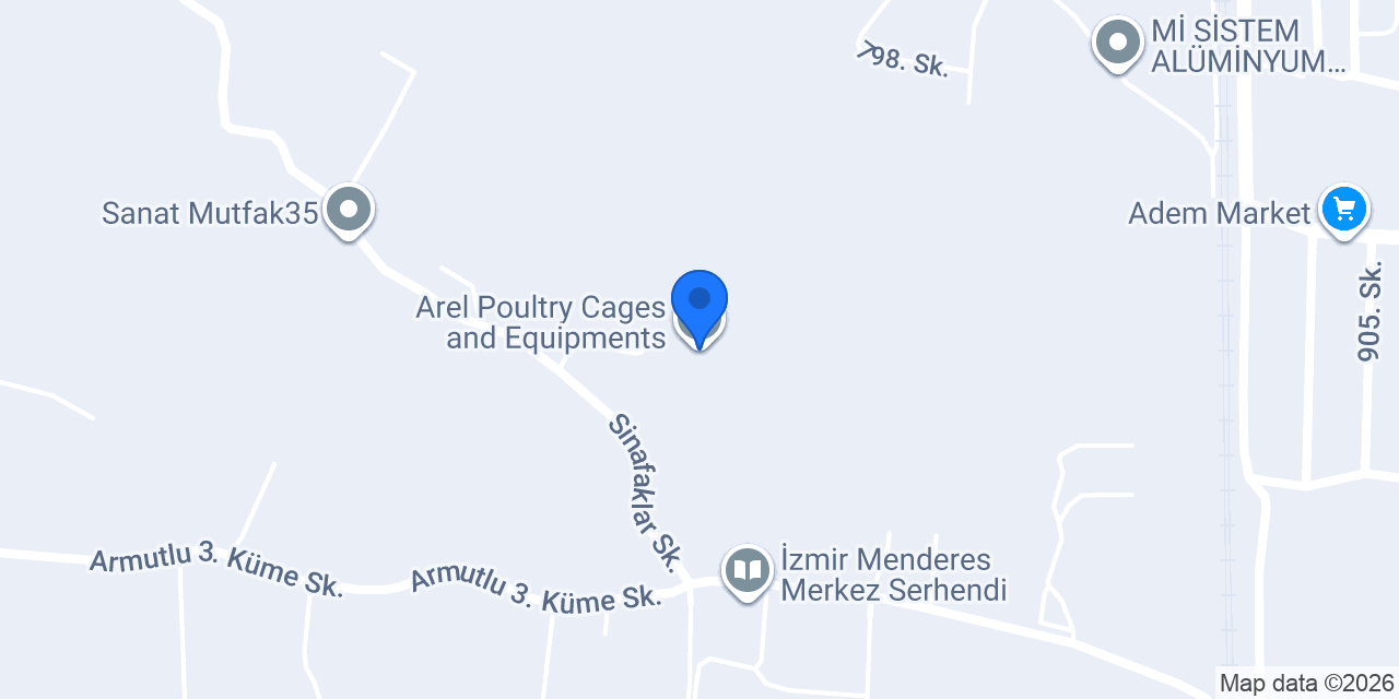 Arel Poultry Cages and Equipments konumu
