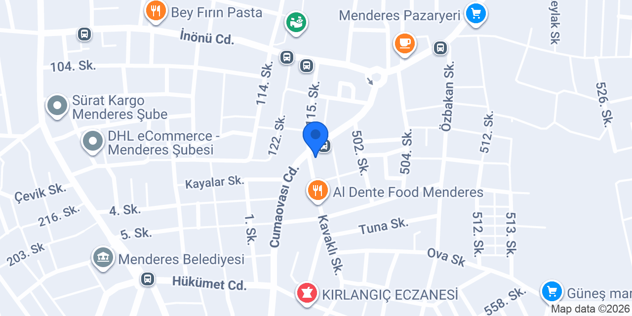 Gül Evim Pastanesi konumu