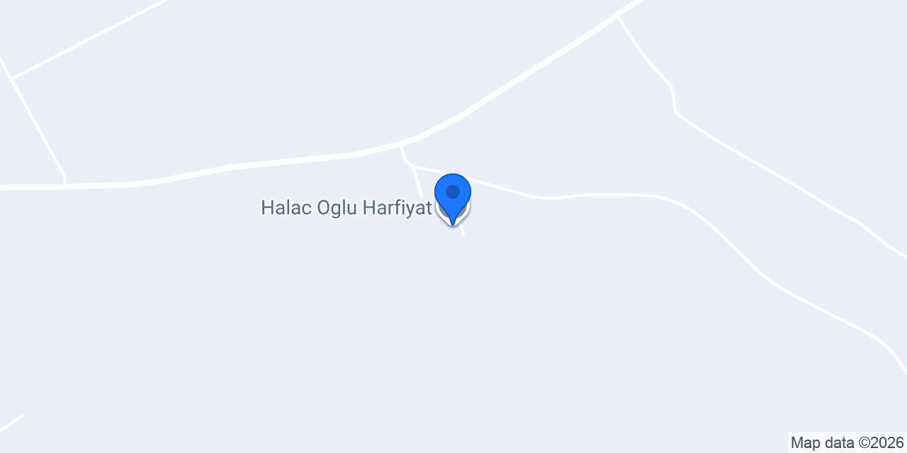 Halac Oglu Harfiyat konumu
