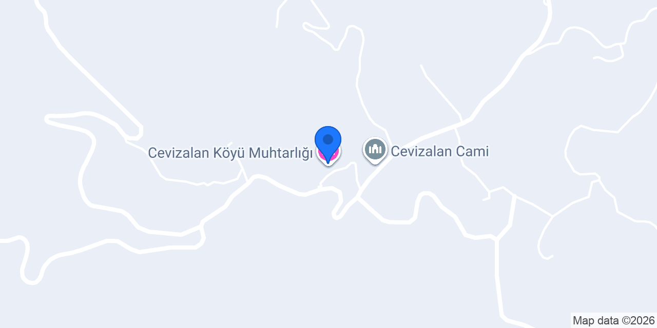 Cevizalan Köyü Muhtarlığı konumu