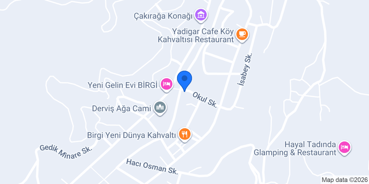 DERVİŞ AĞA KONAK PANSİYON konumu