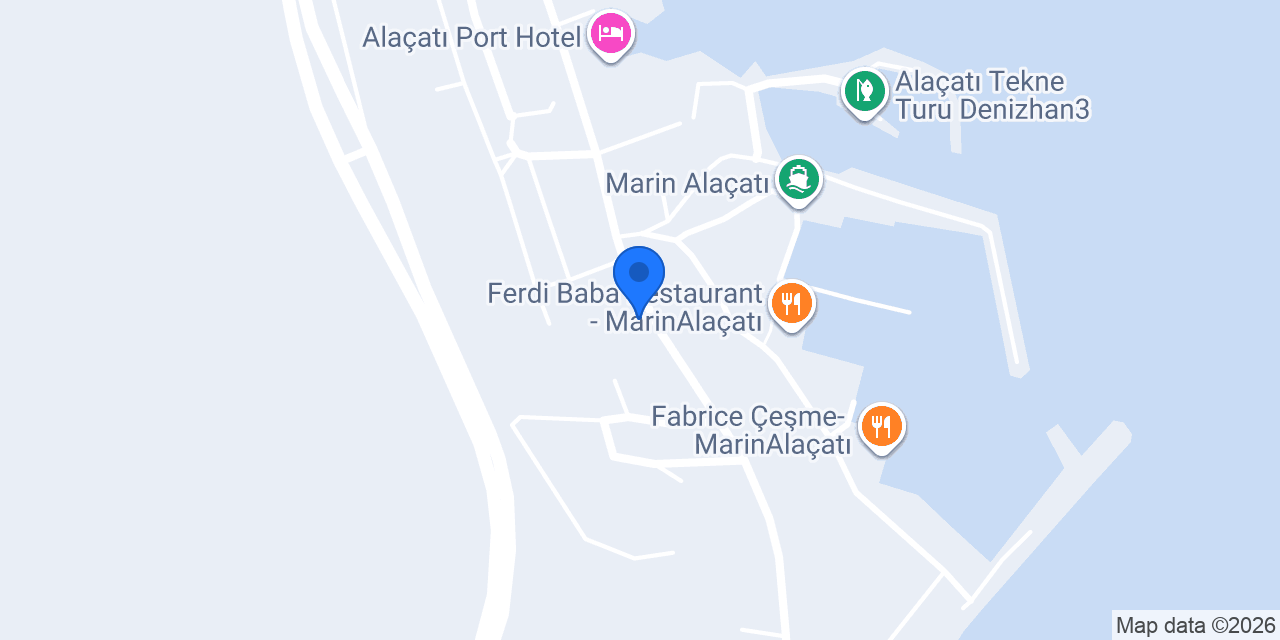 ParvaPort Alaçatı konumu