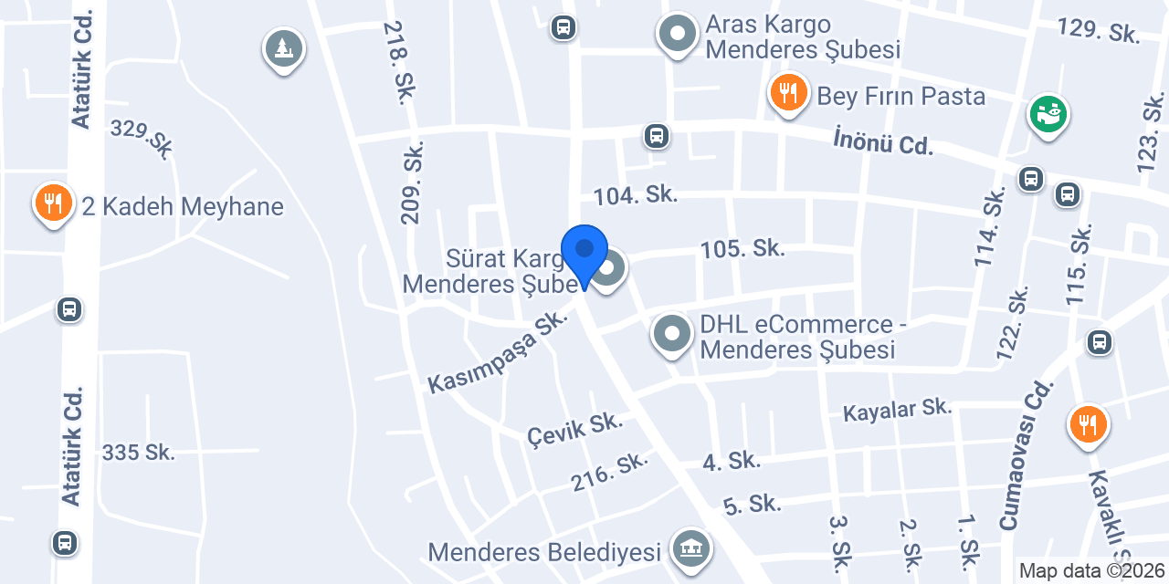 Komagene Menderes konumu