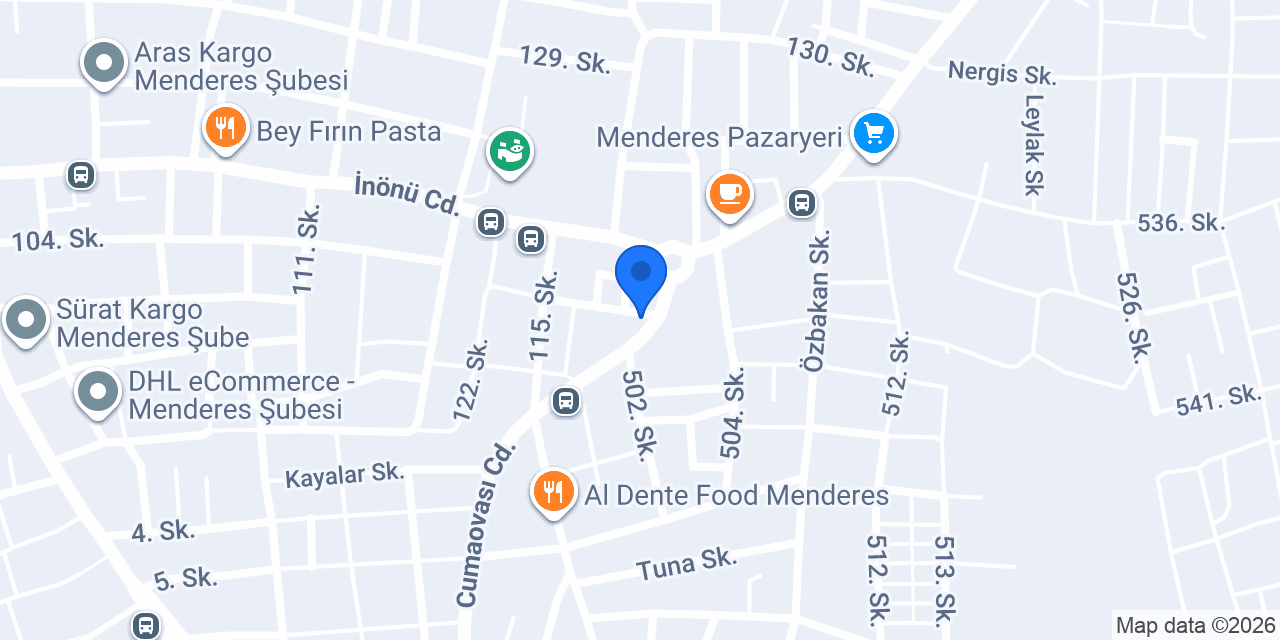 Taşdelen Dekorasyon Menderes konumu