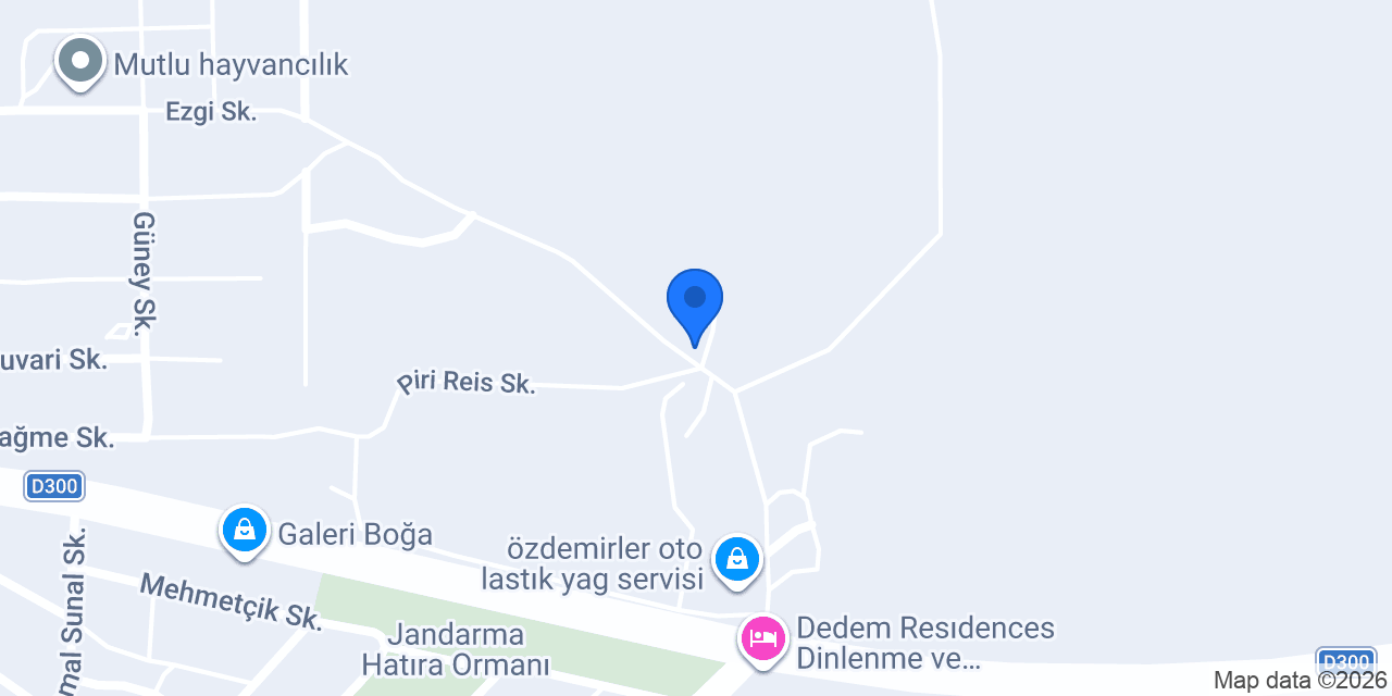 Ayhan Torna Atölyesi konumu