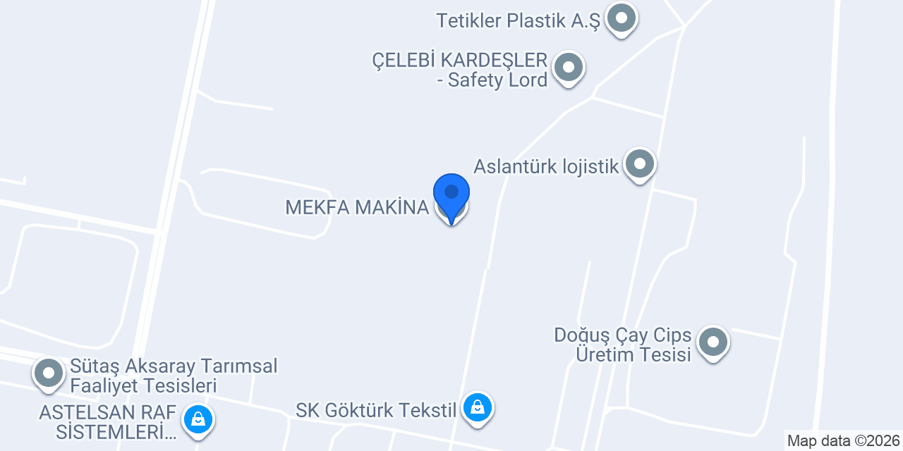 MEKFA MAKİNA konumu