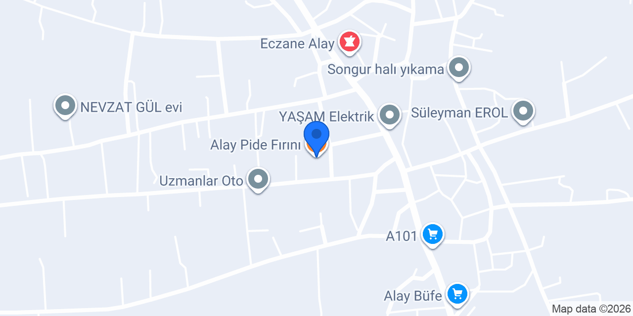 Alay Pide Fırını konumu