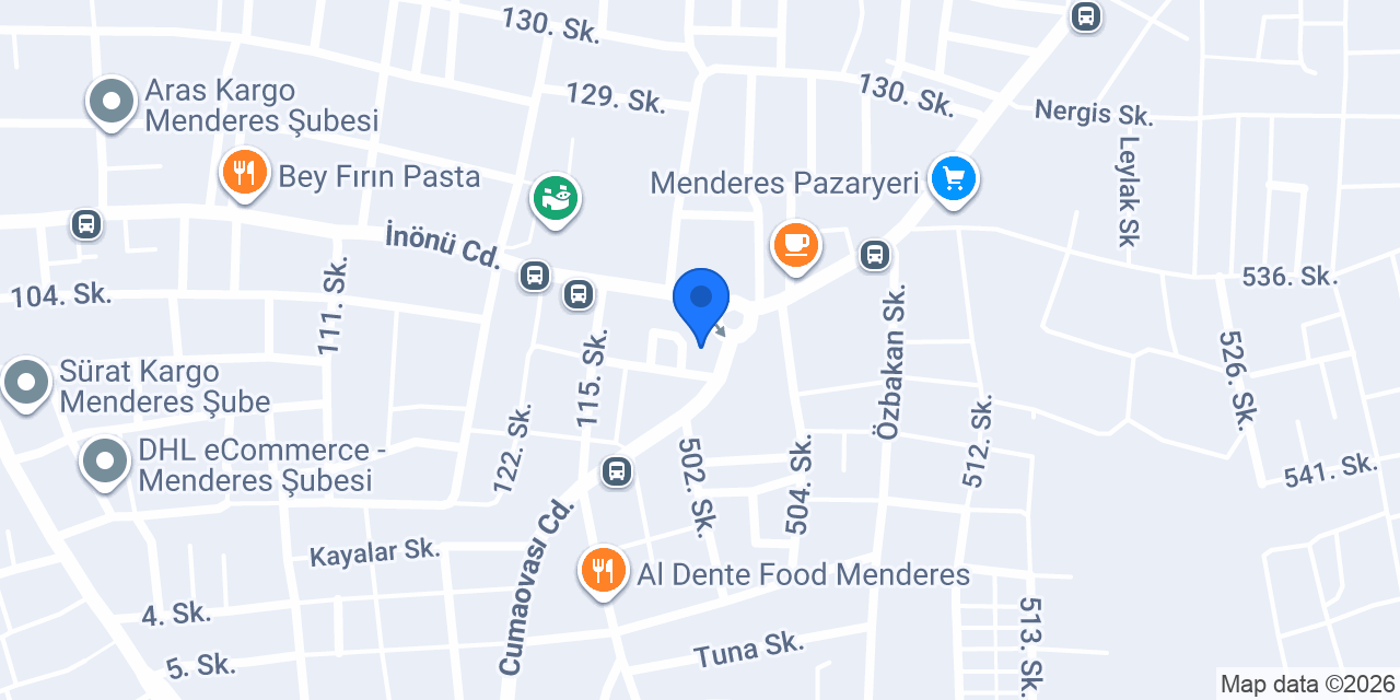 Menderes Kavram Kurs Merkezi konumu