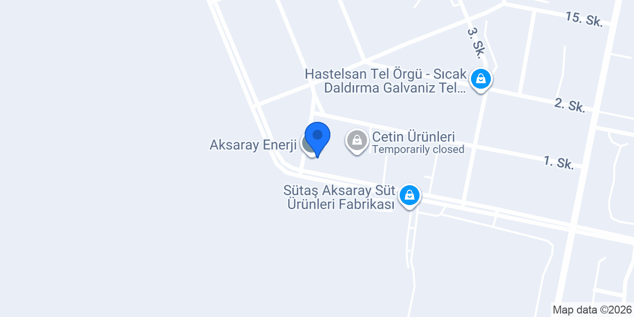 Aksaray Enerji konumu