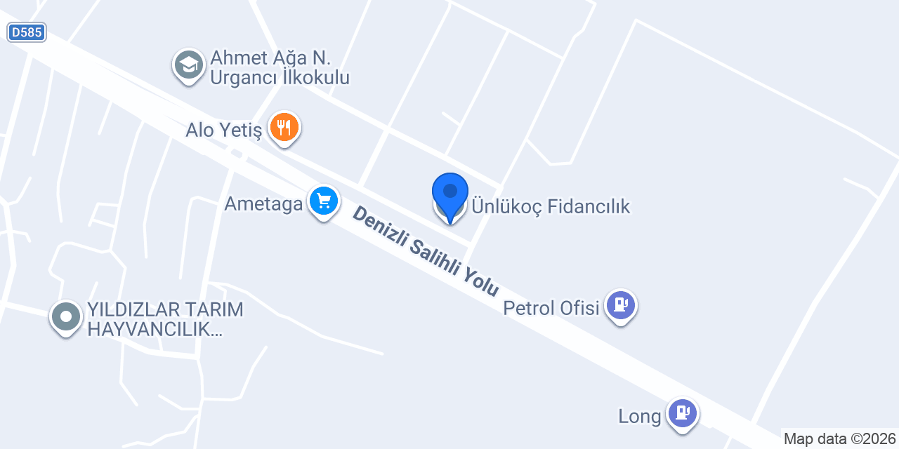 Ünlükoç Fidancılık konumu